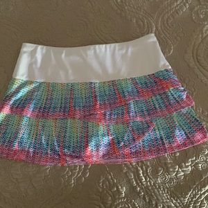 Lucky In Love tennis/pickleball skort M EUC